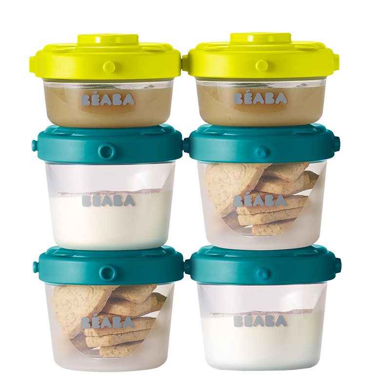 set of 6 portions 6只装辅食存储PP罐